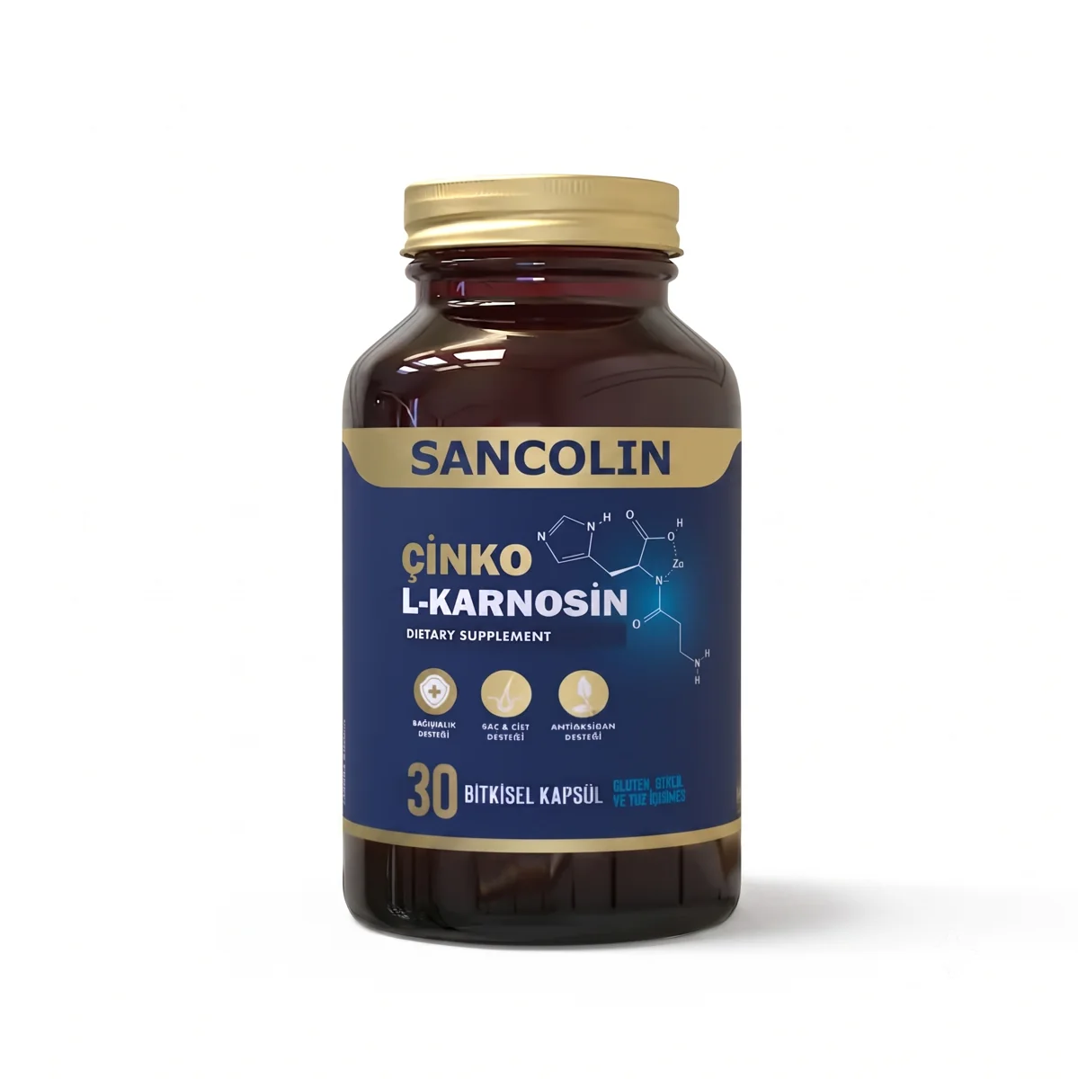 ÇİNKO L-KARNOSİN 30 BİTKİSEL KAPSÜL