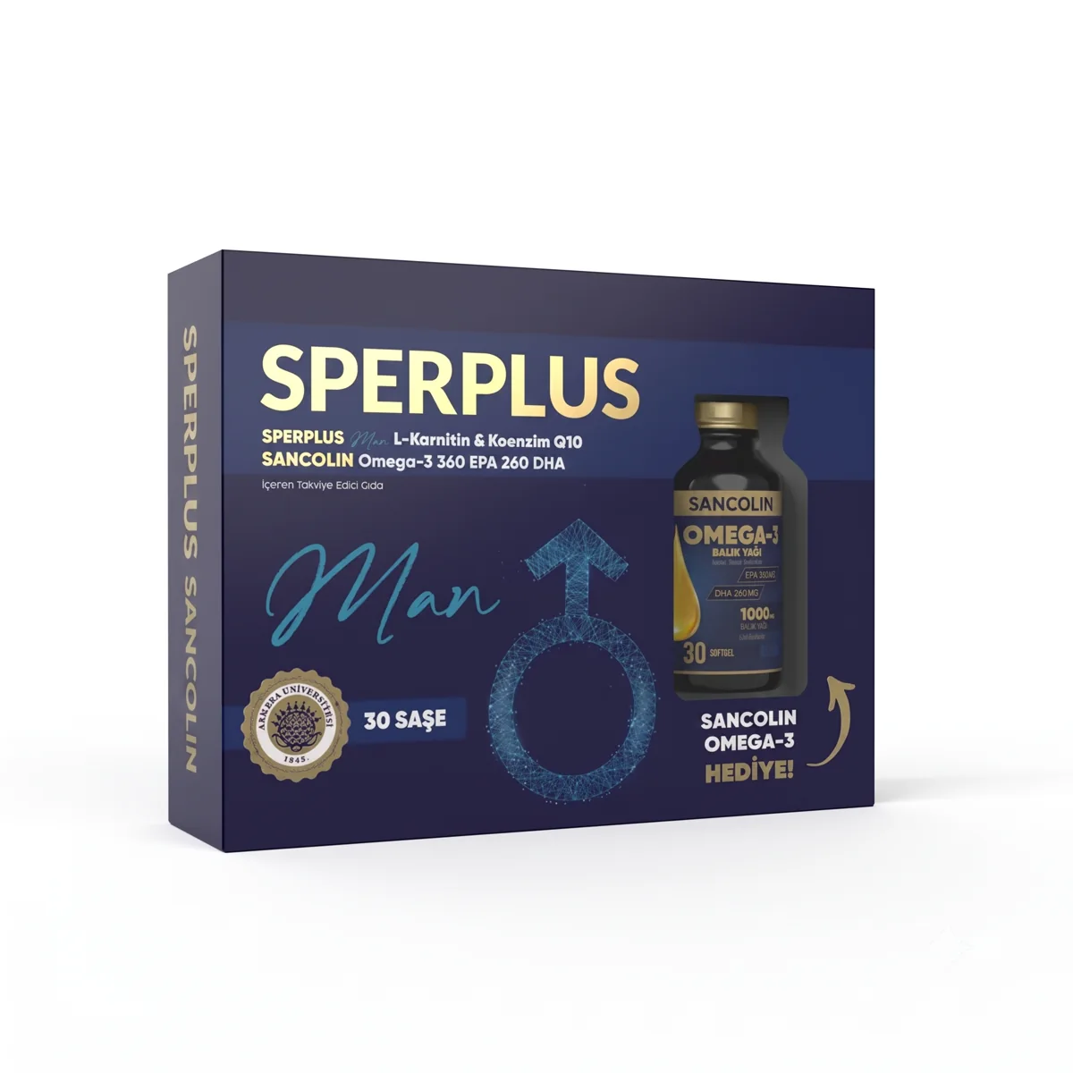 SPERPLUS 30 SAŞE + OMEGA 3 HEDİYE