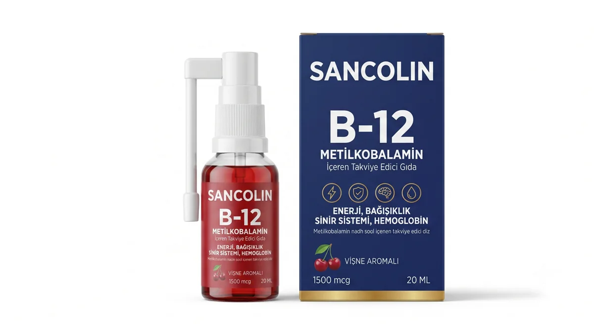VİTAMİN B12 METİLKOBALAMİN 20 ML SPREY